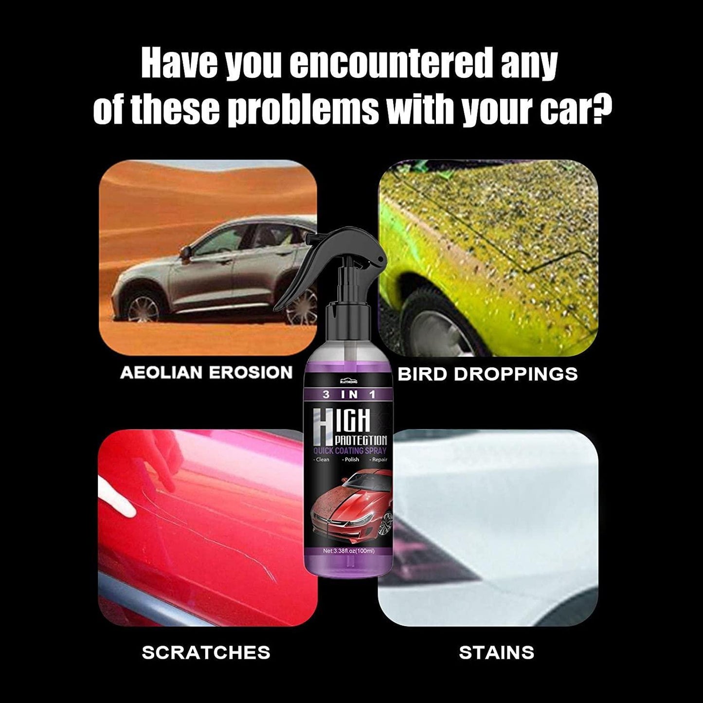 Hydrophobic Polish Nano Coating Spray (Buy1 Get1 Free)