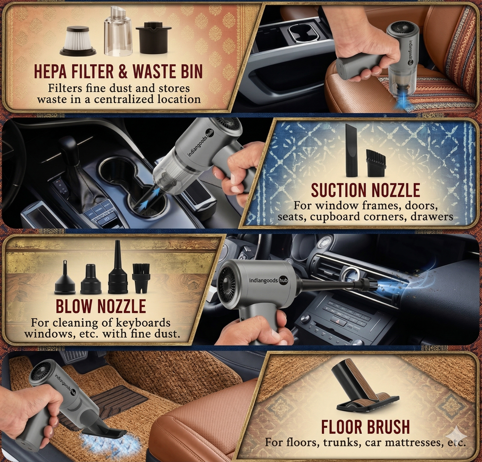 Air Duster Wireless 2 in 1 Vacuum Cleaner