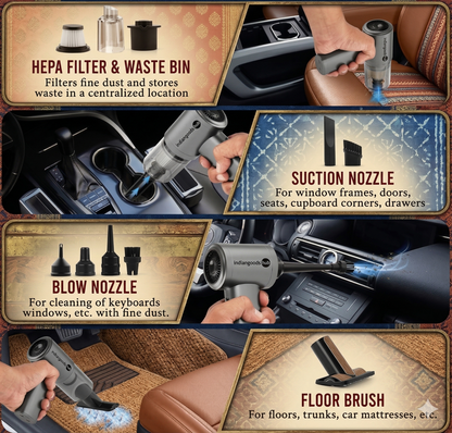 Air Duster Wireless 2 in 1 Vacuum Cleaner